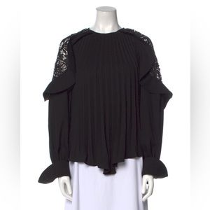 Self-Portrait Long Sleeve Blouse Size 4